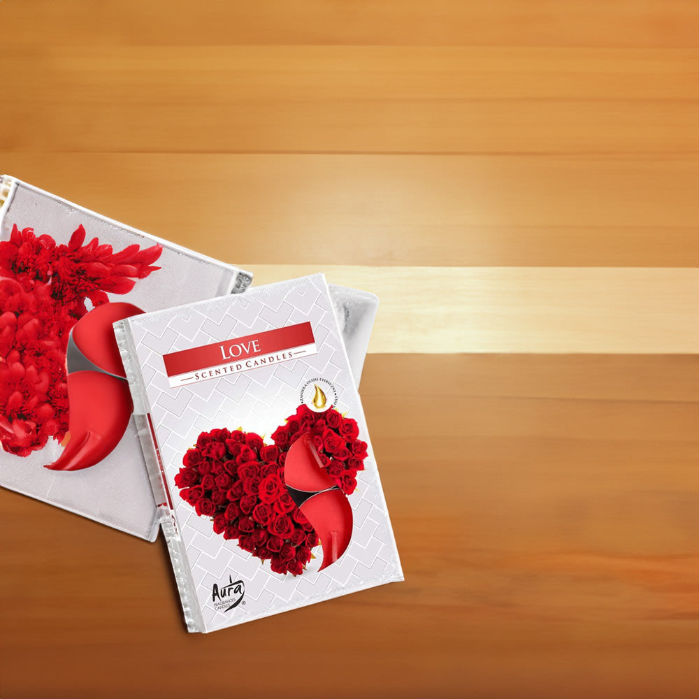 Vela Tealight Aromática Pack.6 Amor 4h