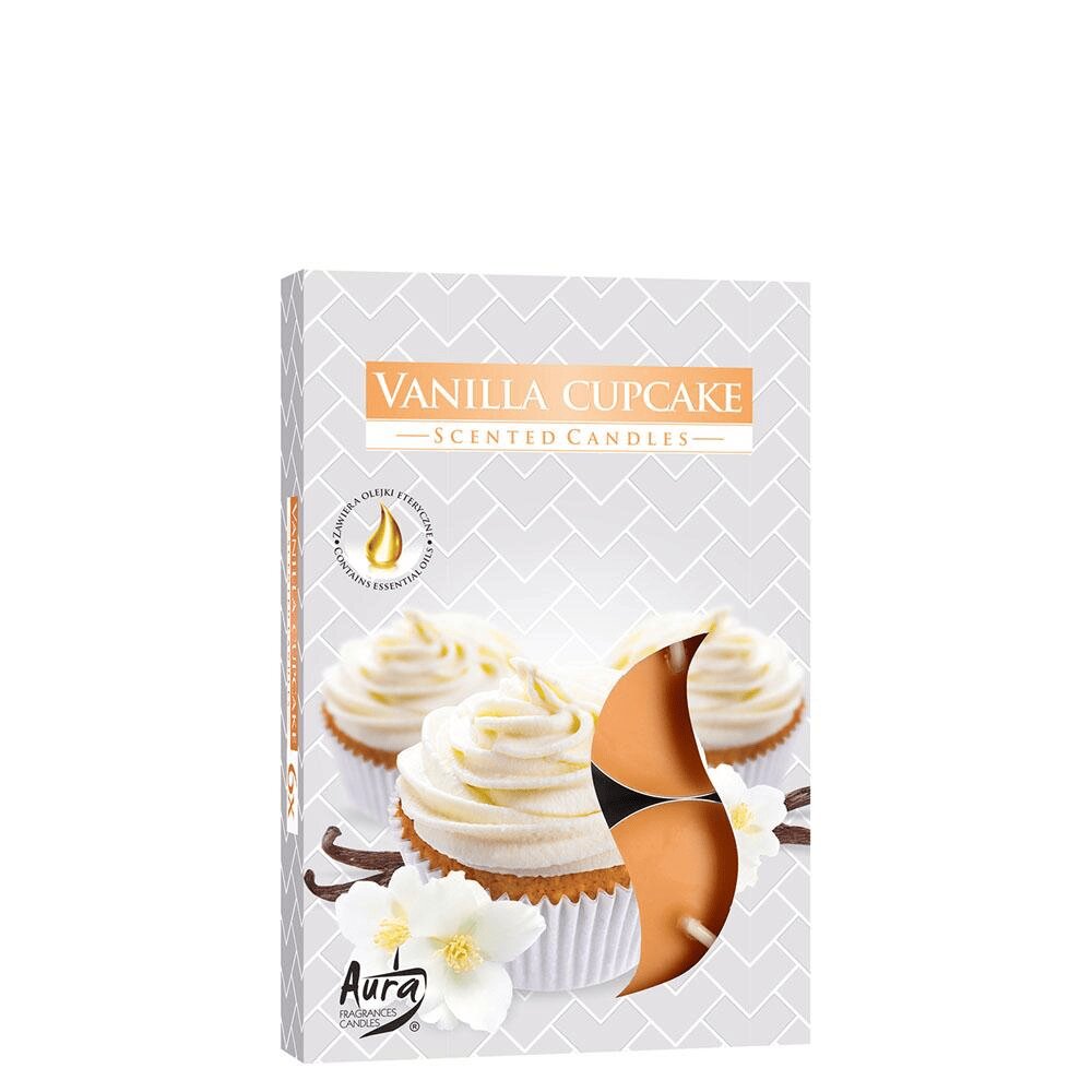 Vela Tealight Aromática Bolo Baunilha Pack.6