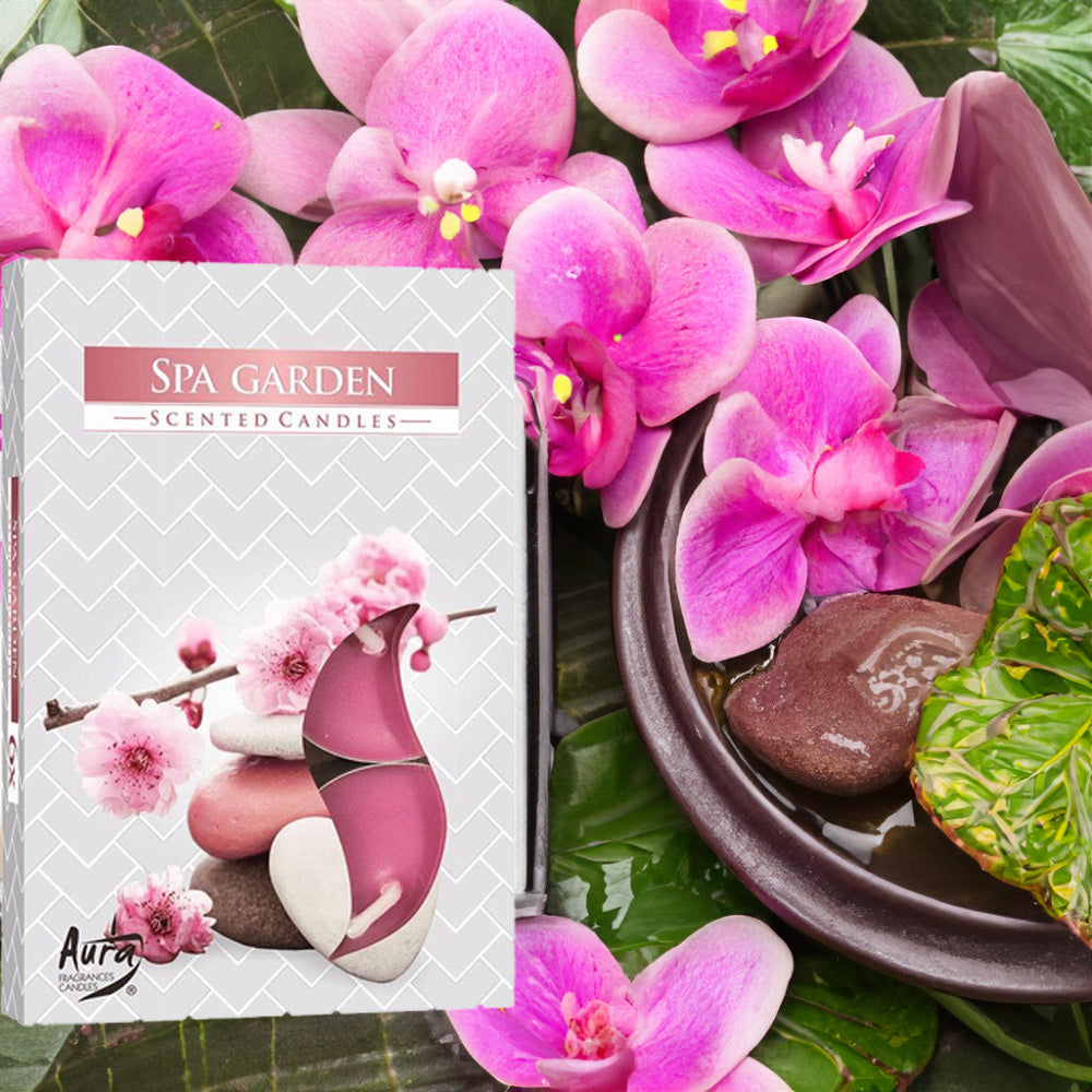 Vela Tealight Aromática Pack.6 Spa Jardim 4h