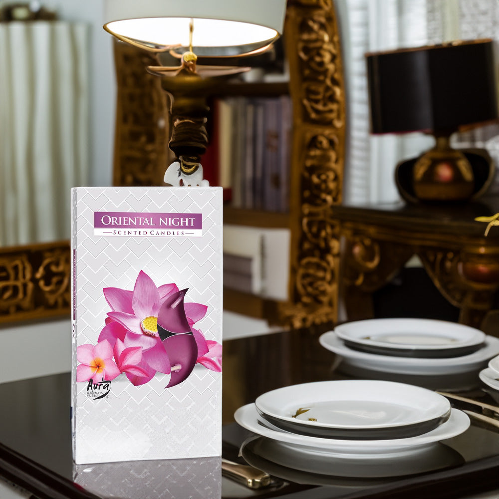 Vela Tealight Aromática Pack.6 Noite Oriental 4h