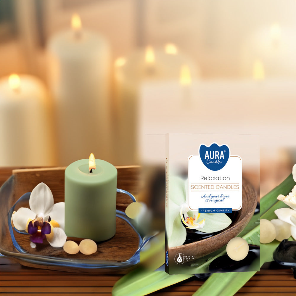 Vela Tealight Aromática Pack.6 Relaxamento 4h