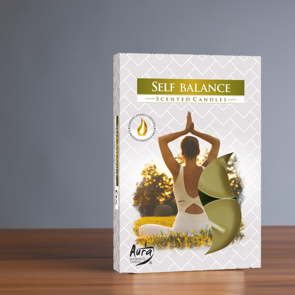 Vela Tealight Aromática Pack.6 Auto-Equilíbrio 4h