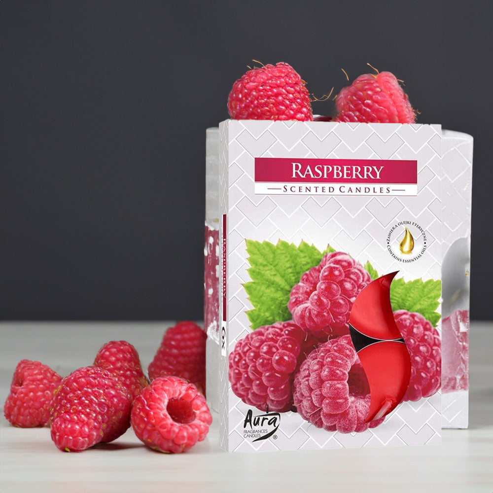 Vela Tealight Aromática Pack.6 Framboesa 4h