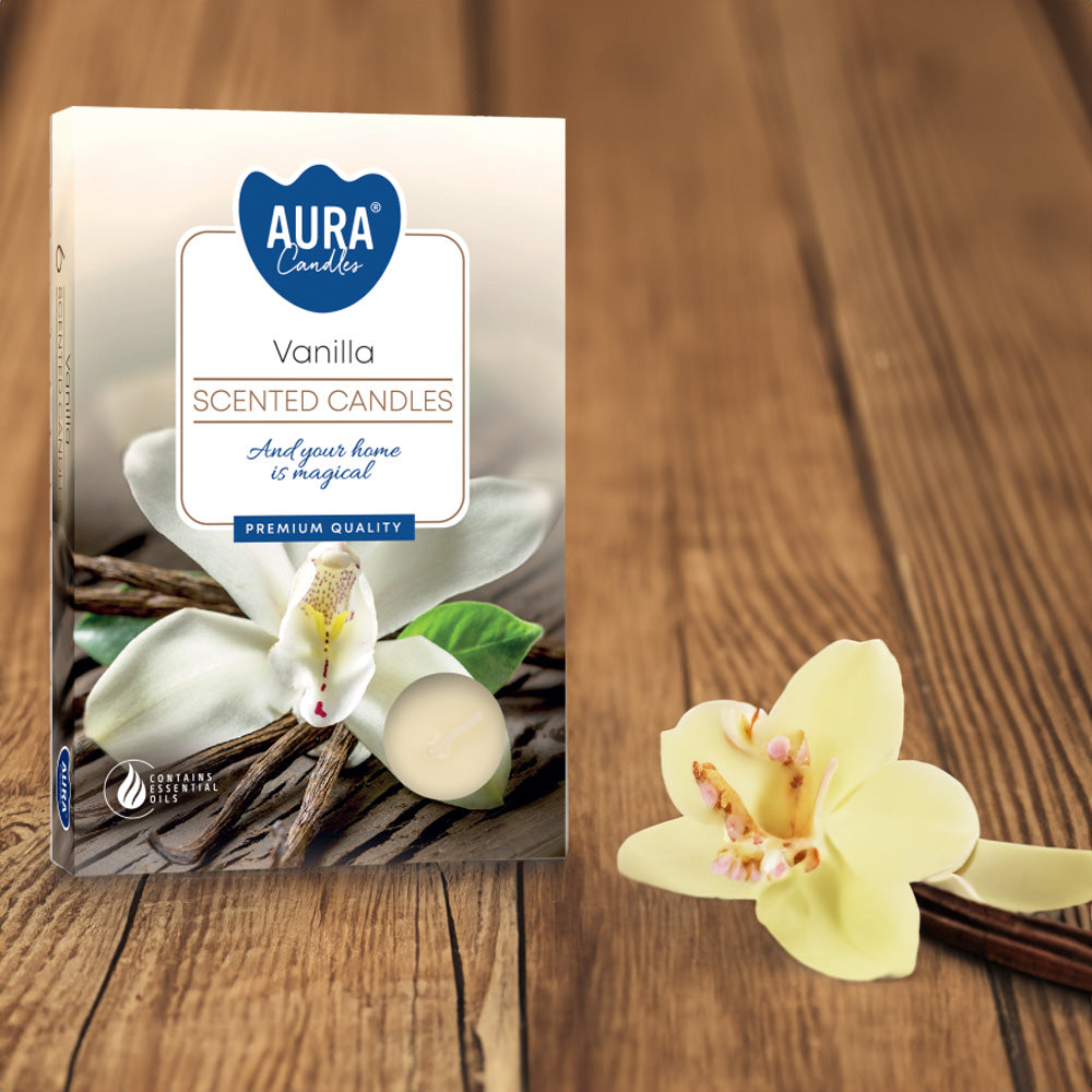 Vela Tealight Aromática Pack.6 Baunilha 4h