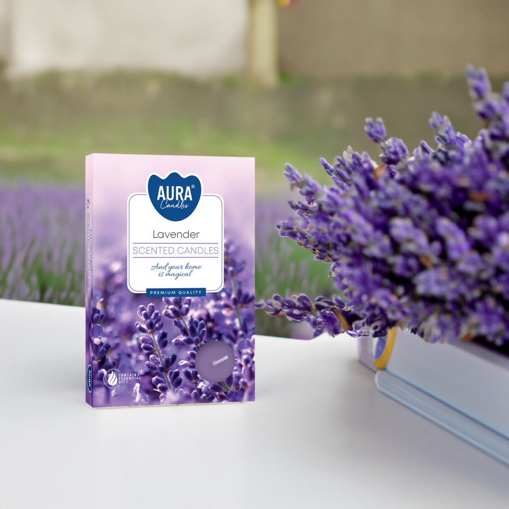 Vela Tealight Aromática Pack.6 Lavanda 4h