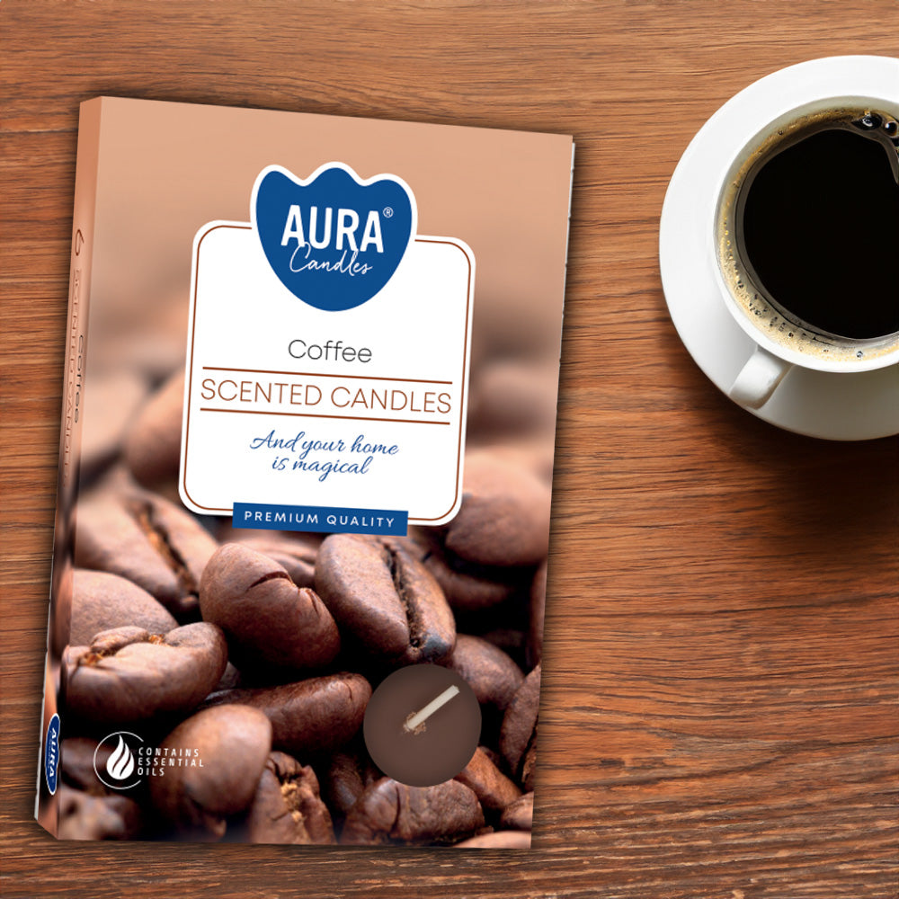 Vela Tealight Aromática Pack.6 Café 4h