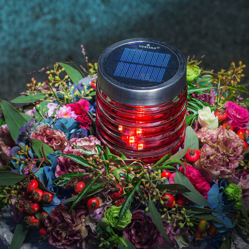 Vela Candeeiro Vidro Solar VSS1