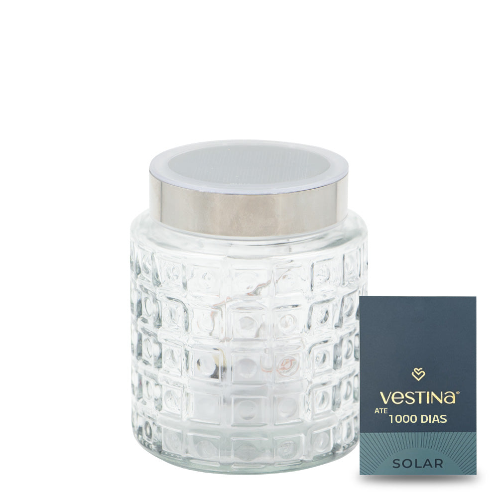 Vela Candeeiro Solar VSS21 Transparente