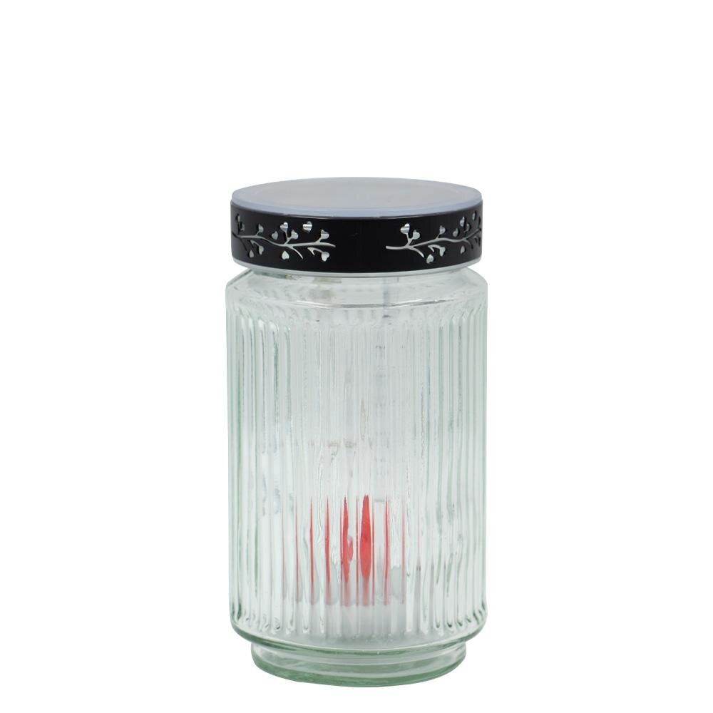 Vela Candeeiro Vidro Solar VSS27 Transparente