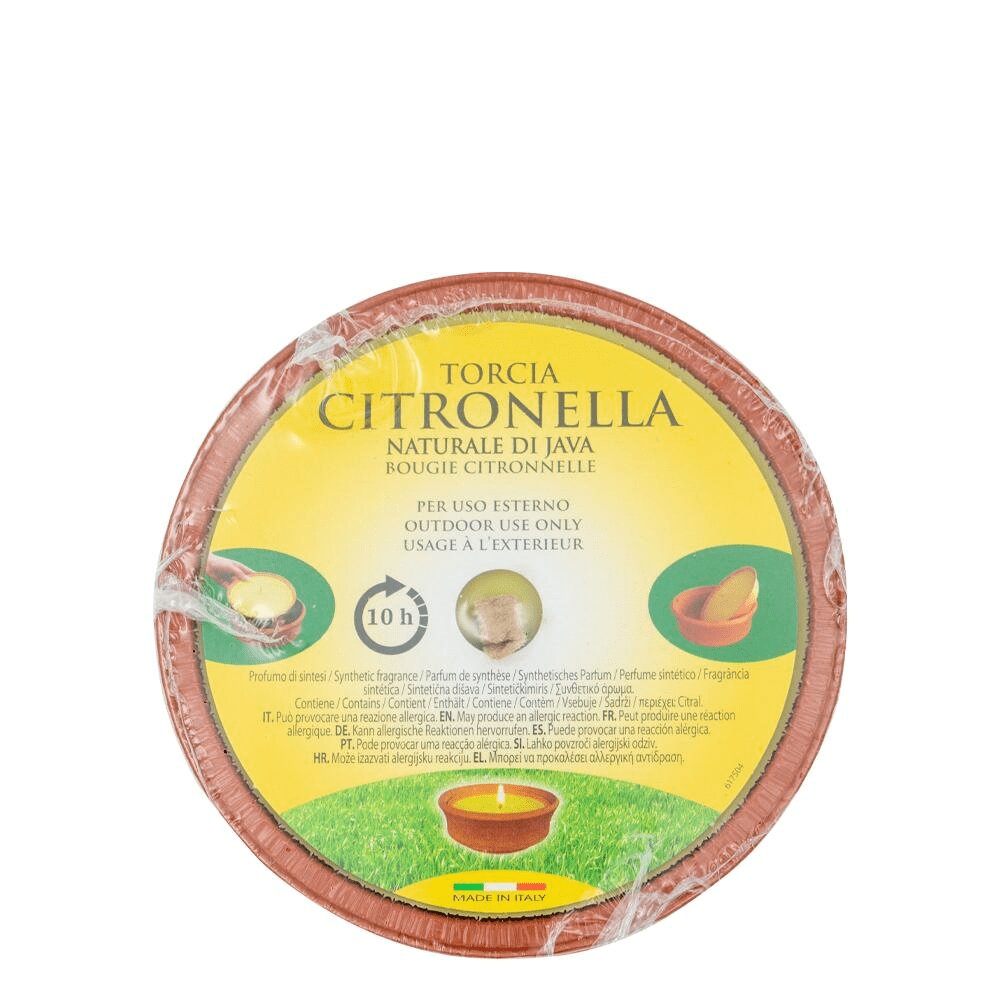 Vela Taça de Barro Aromática Citronella 10 h