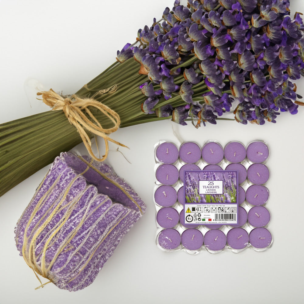 Vela Tealight Aromático Pack.25 Lavanda 4h