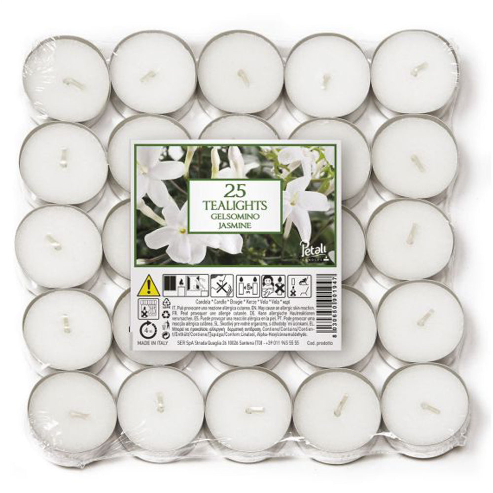 Vela Tealight Aromático Pack.25 Jasmim 4h