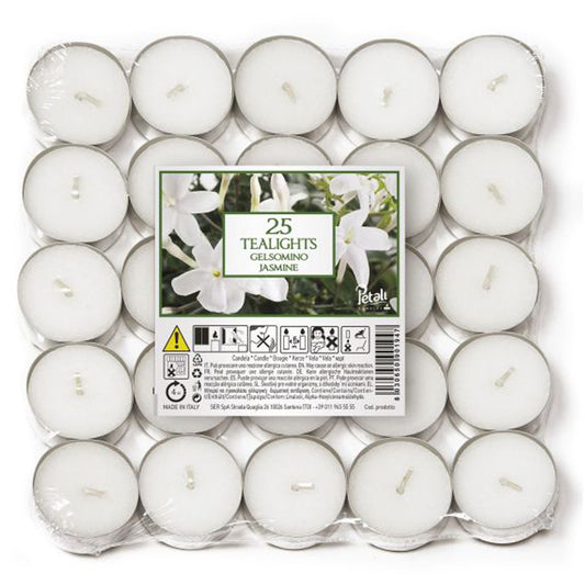 Vela Tealight Aromático Pack.25 Jasmim 4h