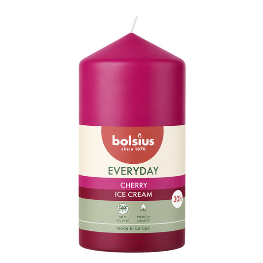 Vela Pilar Everyday 110x58mm Gelado Cereja 30h