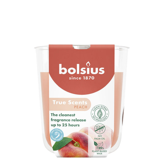 Vela Copo Aromático 80x73mm Pêssego 25h