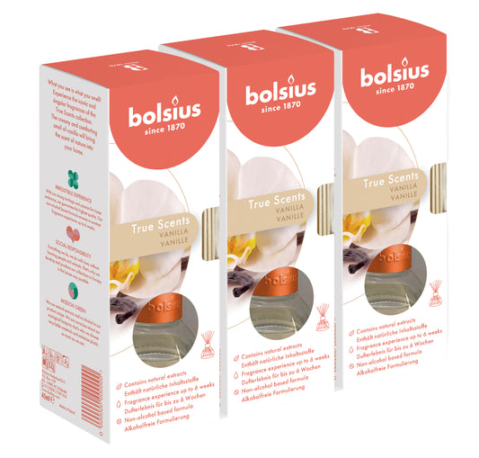 Difusor Aromático 45ml Baunilha Pack.3  6 semanas