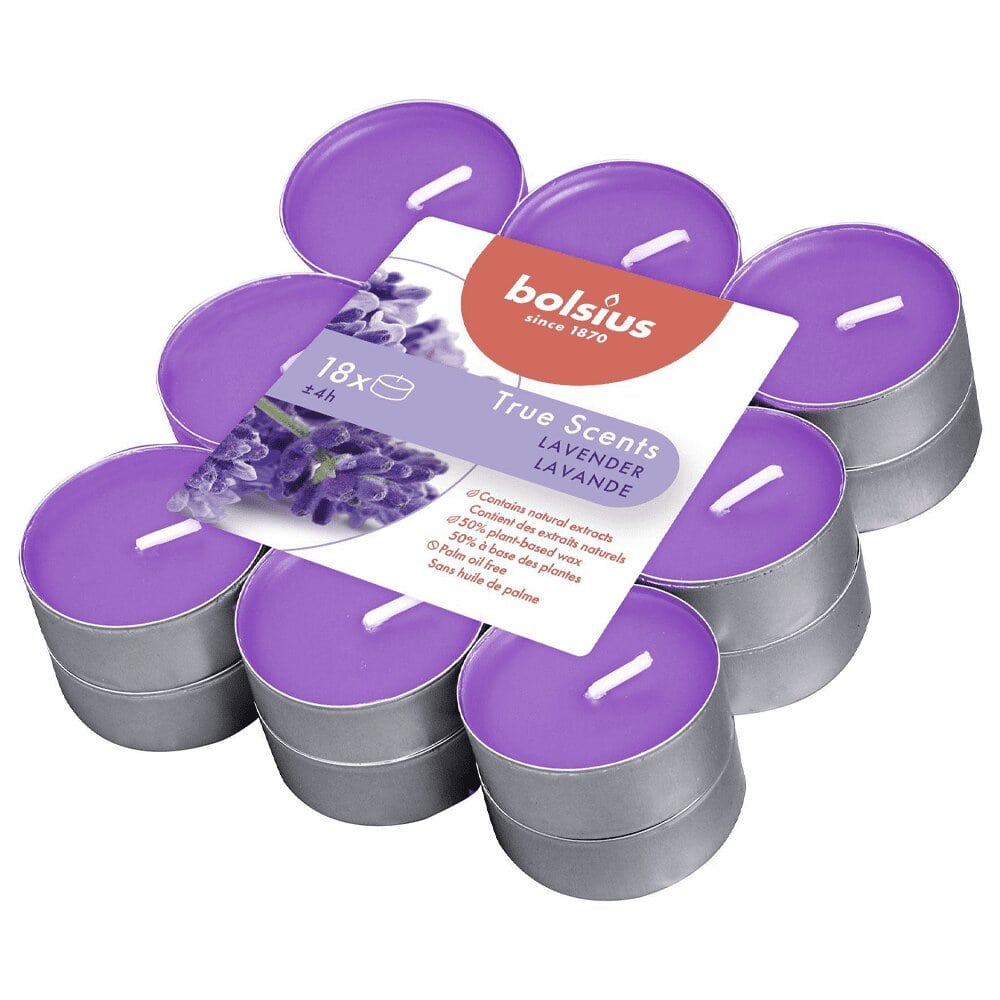 Vela Tealight Aromático Pack18 Lavanda 4h