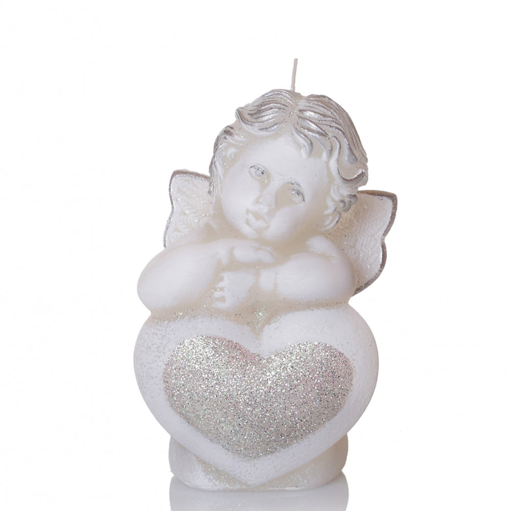 Vela Figura Anjo Coração 130mm