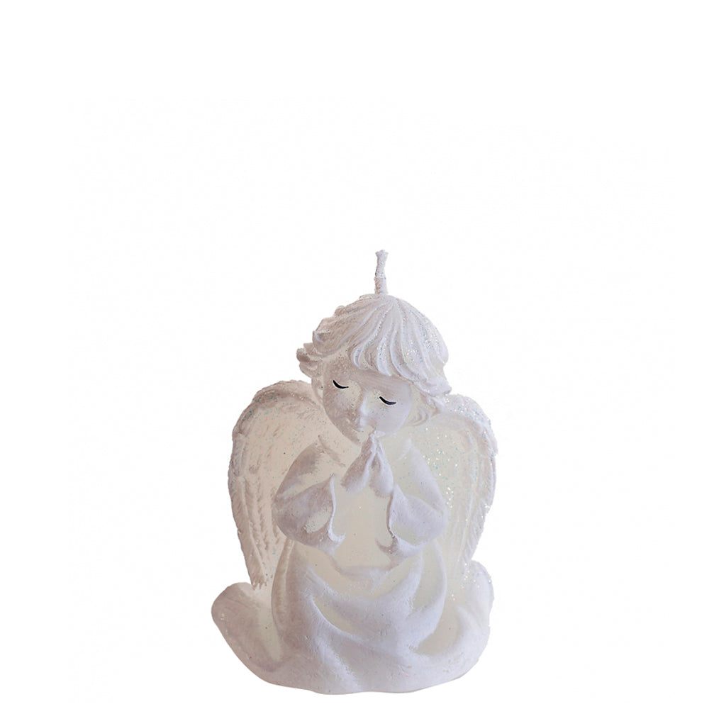 Vela Figura Anjo 85mm Branco