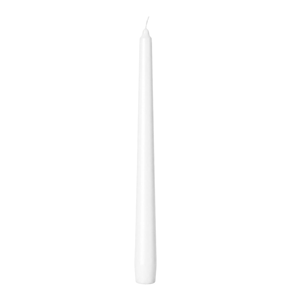 Vela Cónica Essentials 245x24mm Pack.8 Branca 7h