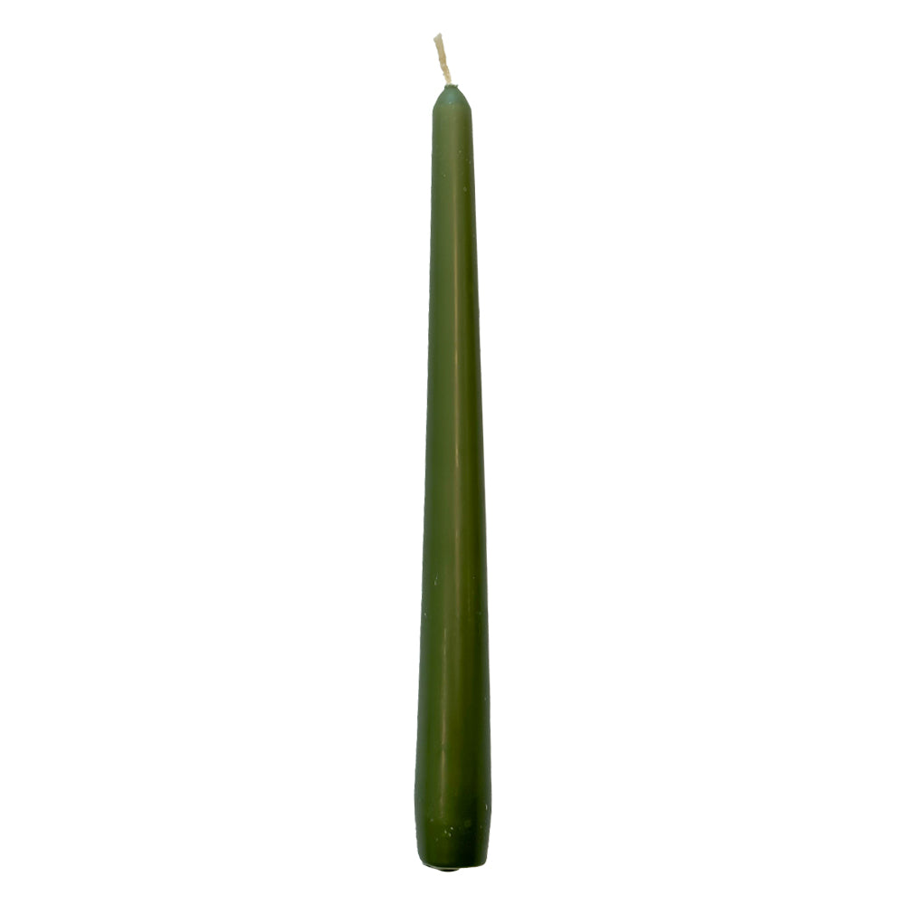 Vela Cónica Essentials 245x24mm Pack.4 Verde Seco 7h