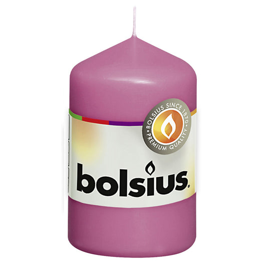 Vela Pilar 80x48mm Rosa 25h