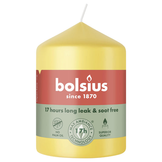 Vela Pilar 80X58mm Amarelo Sol 17h