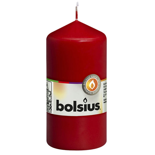 Vela Pilar 120x58mm Vermelho 33h