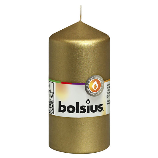 Vela Pilar 120x58mm Dourada 33h