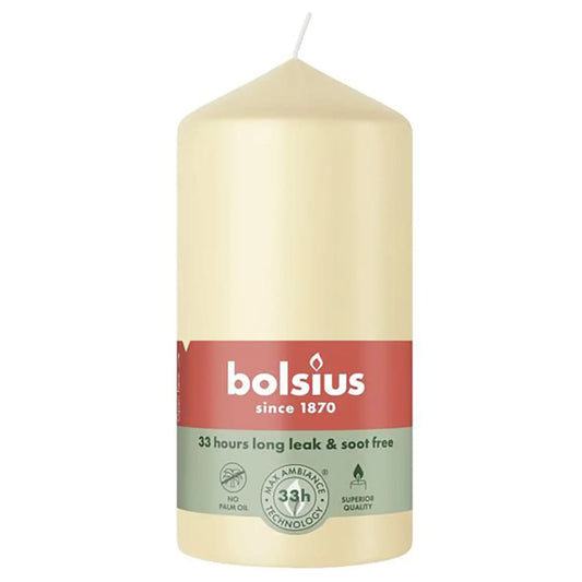 Vela Pilar 120x58mm Bege 33h