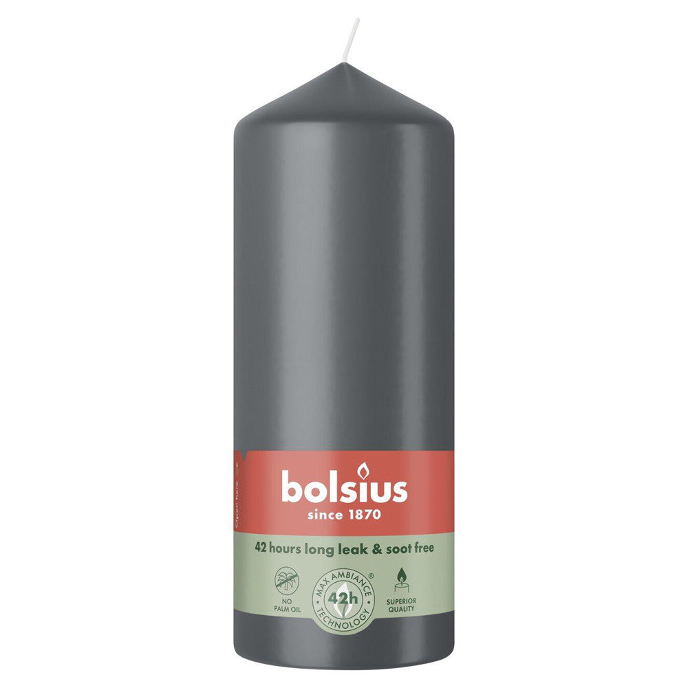 Vela Pilar 150x58mm Cinza Tempestuoso 42h