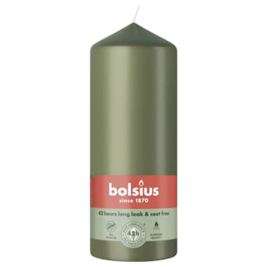 Vela Pilar 150x58mm Verde Seco 42h