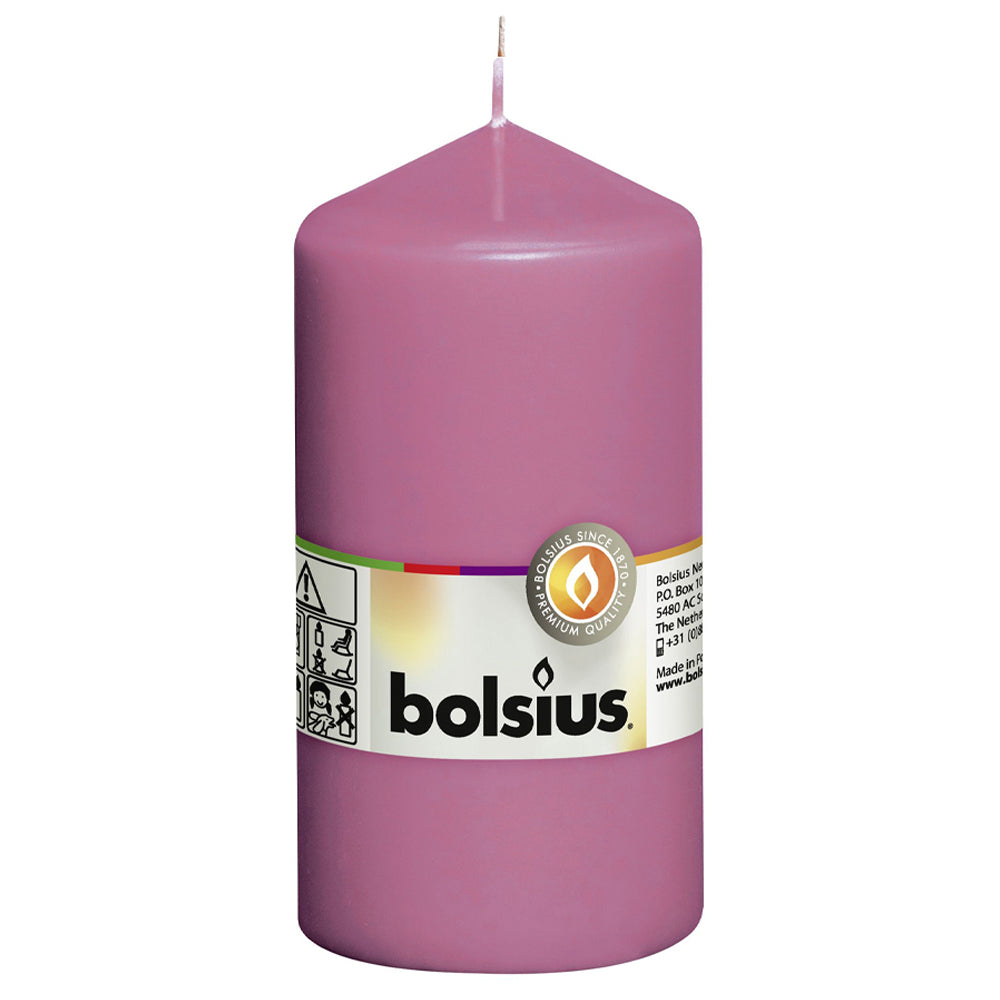 Vela Pilar 130x68mm Rosa 43h
