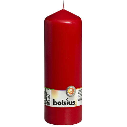 Vela Pilar 200x68mm Vermelha 78h