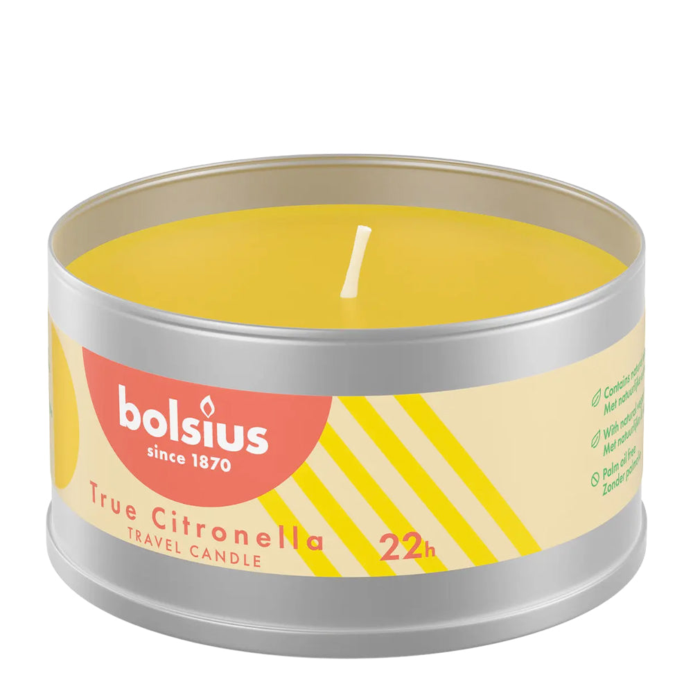 Vela Copo Lata Aromático 49x87mm Citronella 22h