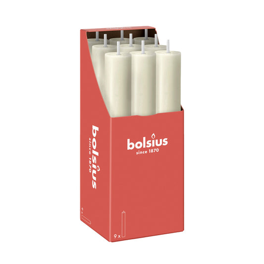 Vela Cónica Rústica XL 230x30mm Perola Suave 15h