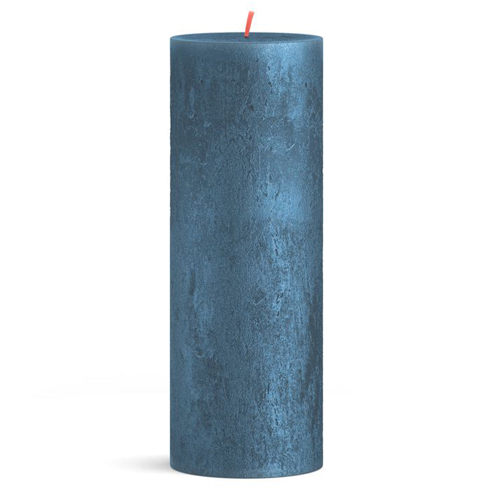 Vela Pilar Shimmer 190x68mm Azul 85h