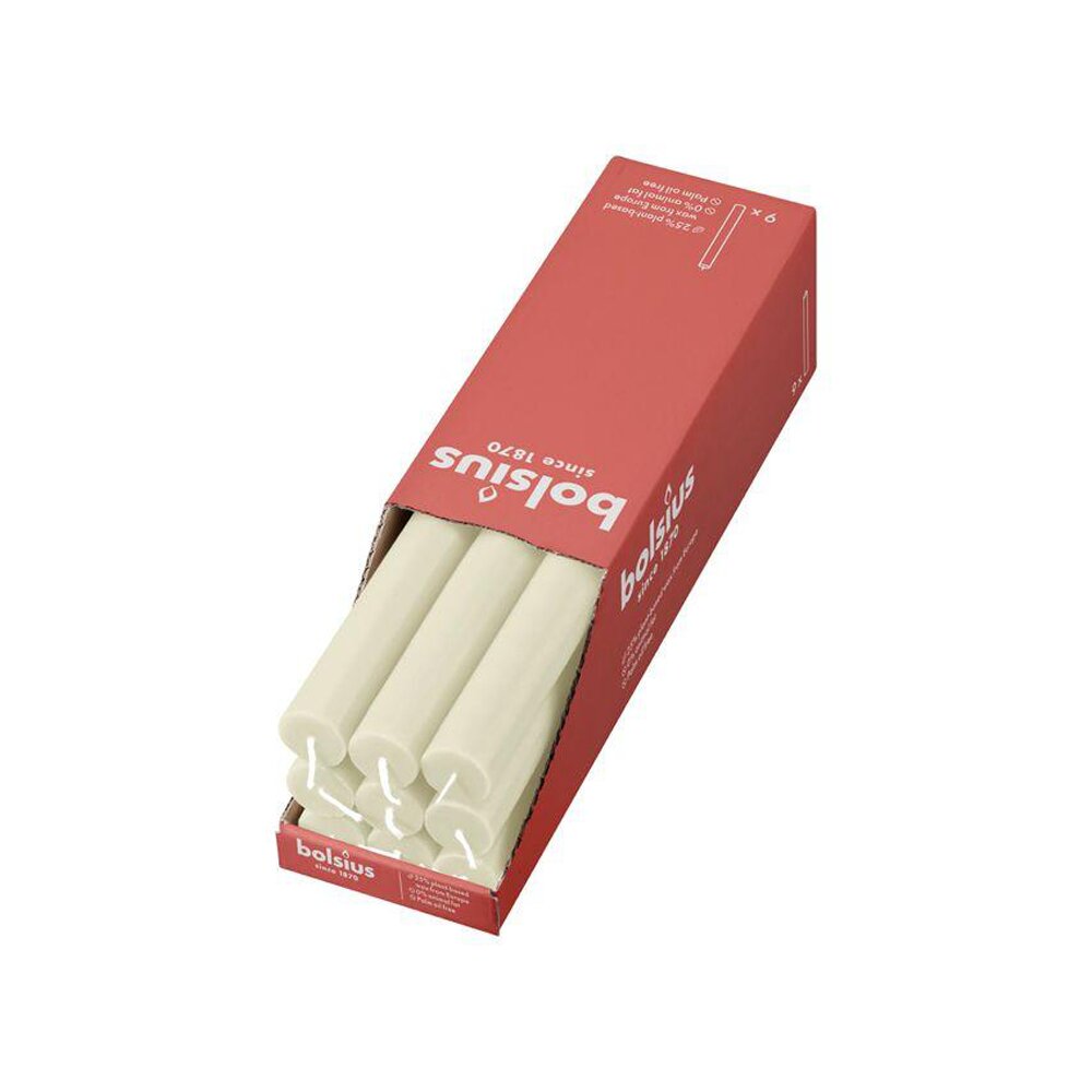 Vela Cónica Rústica 270x23mm Pack.9 Pérola Suave 13h