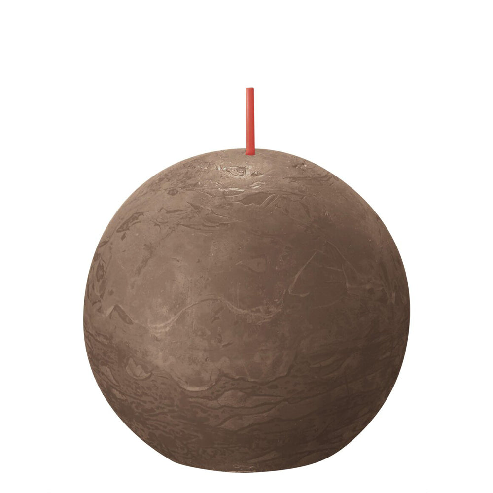 Vela Bola Rústica 76mm Castanha 25h