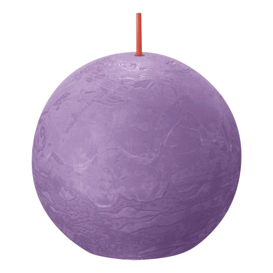 Vela Bola Rústica 76mm Violeta 25h