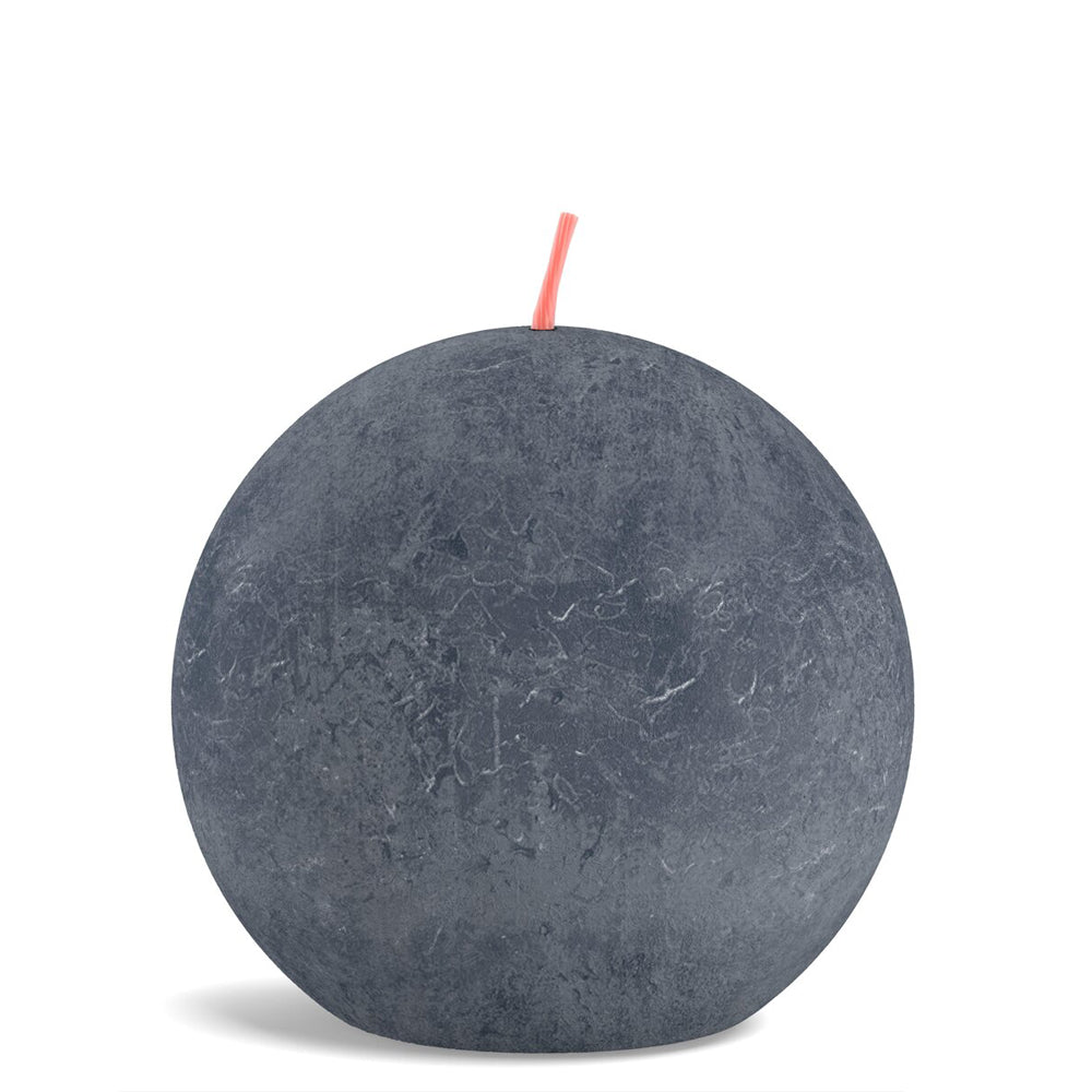 Vela Bola Rústica 76mm Azul Ardósia 25h