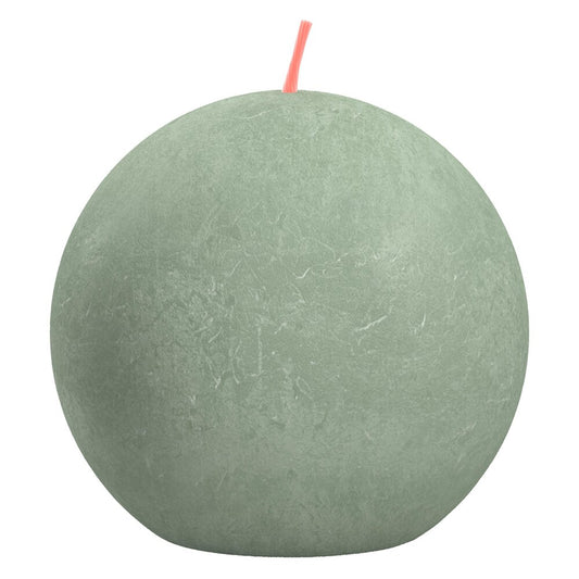 Vela Bola Rústica 76mm Verde Jade