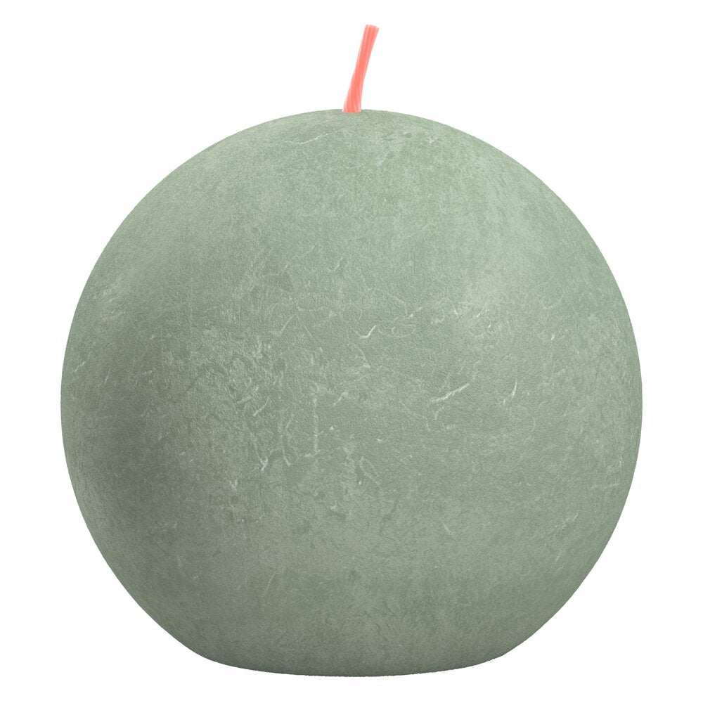 Vela Bola Rústica 76mm Verde Jade 25h