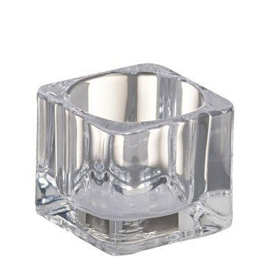 Porta Velas Vidro Tealight 40x55mm Transparente