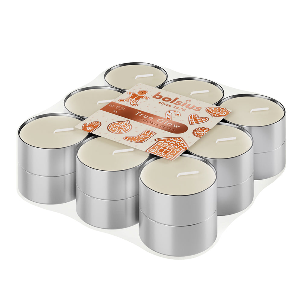 Vela Tealight Aromático Pack.18 Avelã e Marfim 4h