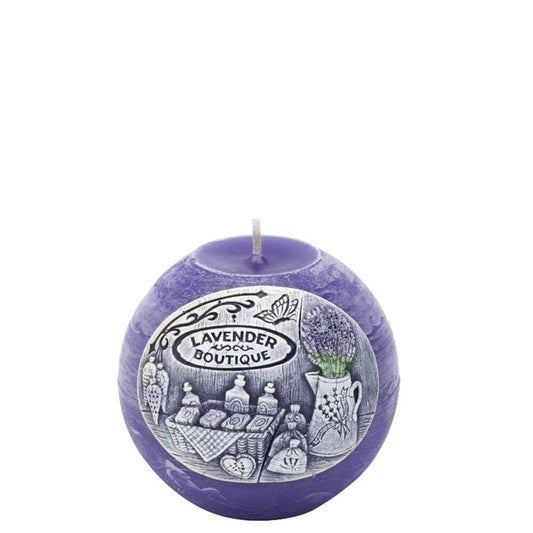 Vela Bola Aromática Boutique Lavender 100mm