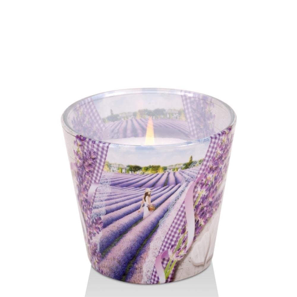 Vela Copo Aromático Beijo de Lavanda 30h