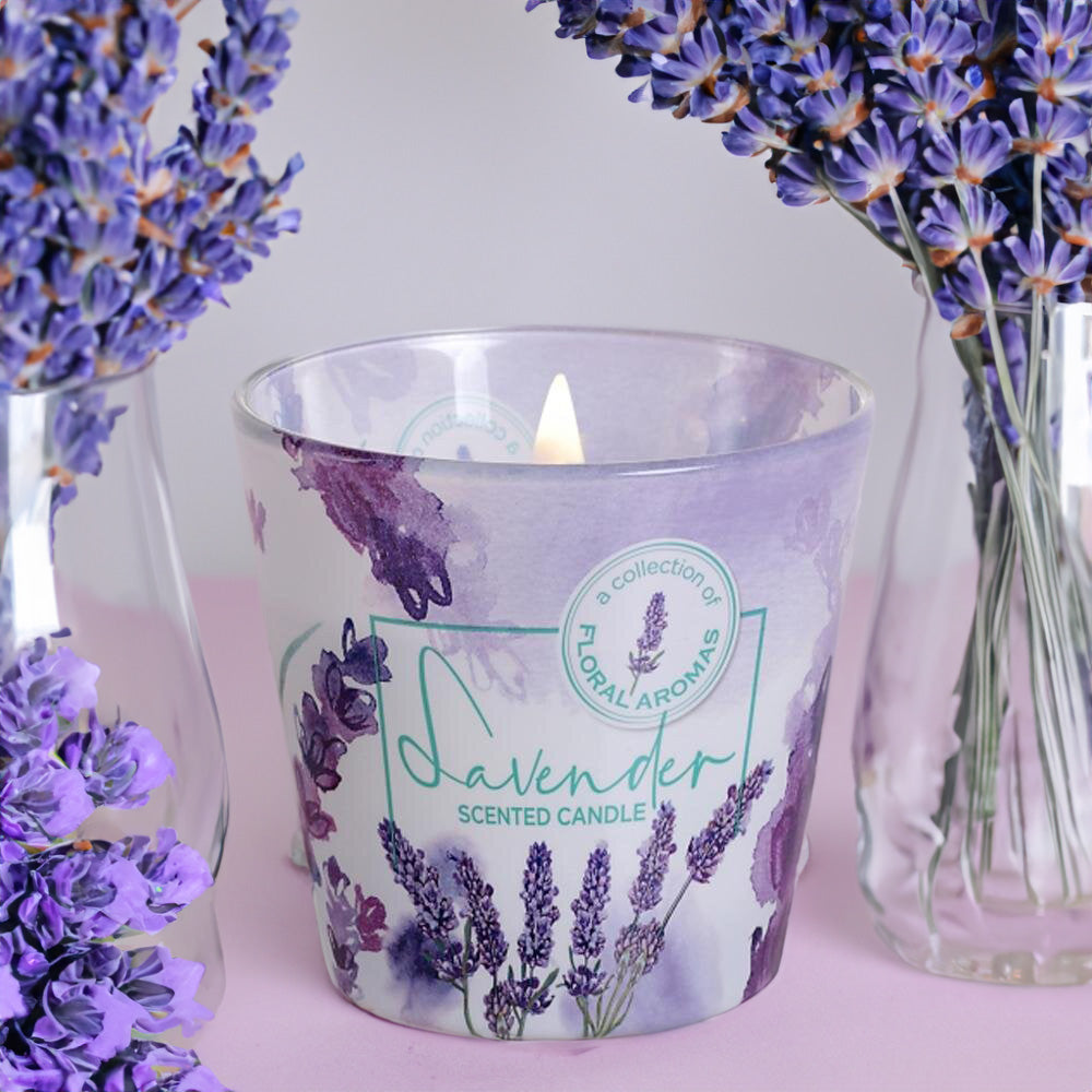 Vela Copo Aromático Lavanda 30h