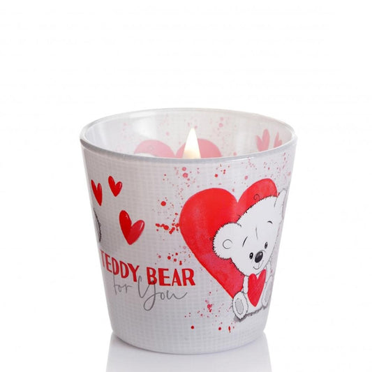 Vela Copo Aromático Urso Teddy 30h