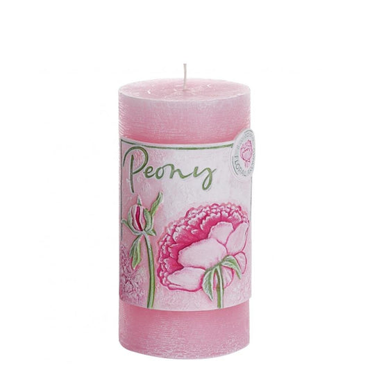 Vela Pilar Aromática Peony 70x140mm Rosa